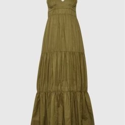 Sisley Γυναίκες Καλοκαιρινά Φορέματα Φόρεμα καλοκαιρινό 4HO1LV00W Πράσινο Regular Fit -Sisley Εκπτώσεις unnamed file 1414