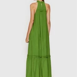 Sisley Γυναίκες Καθημερινά Φορέματα Φόρεμα καθημερινό 4B5FLV019 Πράσινο Relaxed Fit -Sisley Εκπτώσεις unnamed file 1417