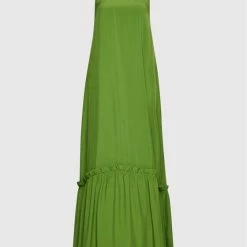 Sisley Γυναίκες Καθημερινά Φορέματα Φόρεμα καθημερινό 4B5FLV019 Πράσινο Relaxed Fit -Sisley Εκπτώσεις unnamed file 1419