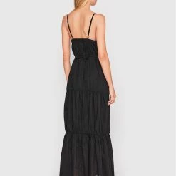 Sisley Γυναίκες Καλοκαιρινά Φορέματα Φόρεμα καλοκαιρινό 4HO1LV00W Μαύρο Regular Fit -Sisley Εκπτώσεις unnamed file 1422