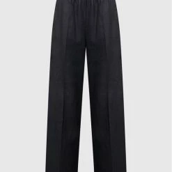 Sisley Γυναίκες Υφασμάτινα Παντελόνια Παντελόνι υφασμάτινο 4AGHLF00T Μαύρο Regular Fit -Sisley Εκπτώσεις unnamed file 1429