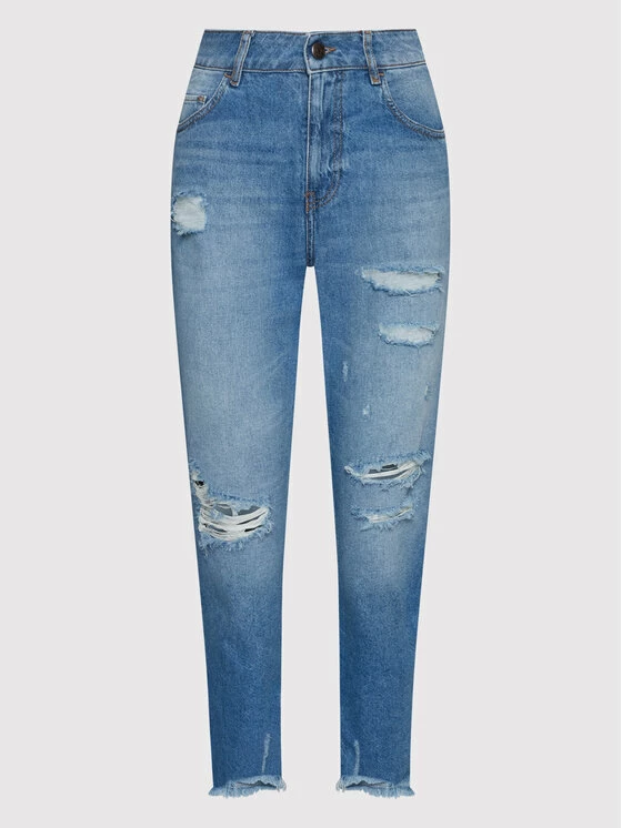 Sisley Γυναίκες Straight Leg Τζιν 4AUKLE00R Μπλε Regular Fit 7 Sisley Γυναίκες Straight Leg Τζιν 4AUKLE00R Μπλε Regular Fit - Image 5