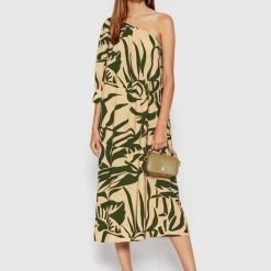 Sisley Γυναίκες Καθημερινά Φορέματα Φόρεμα καθημερινό 43JCLV01E Έγχρωμο Relaxed Fit -Sisley Εκπτώσεις unnamed file 1446