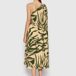 Sisley Γυναίκες Καθημερινά Φορέματα Φόρεμα καθημερινό 43JCLV01E Έγχρωμο Relaxed Fit -Sisley Εκπτώσεις unnamed file 1447