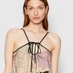 Sisley Γυναίκες Καλοκαιρινά Φορέματα Φόρεμα καλοκαιρινό 43JCLV01K Έγχρωμο Relaxed Fit -Sisley Εκπτώσεις unnamed file 1453