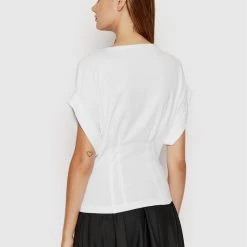 Sisley Γυναίκες Μπλουζάκια Μπλουζάκι 3MCHL101D Λευκό Slim Fit -Sisley Εκπτώσεις unnamed file 1467