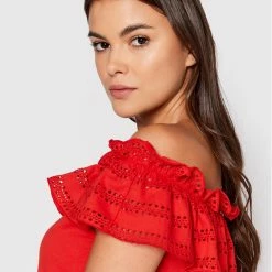 Sisley Γυναίκες Μπλουζάκια Μπλουζάκι 3KQWL100F Κόκκινο Regular Fit 13 Sisley Γυναίκες Μπλουζάκια Μπλουζάκι 3KQWL100F Κόκκινο Regular Fit -Sisley Εκπτώσεις unnamed file 1490