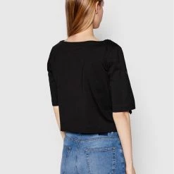 Sisley Γυναίκες T-shirts T-Shirt 3AIRL12OR Μαύρο Regular Fit -Sisley Εκπτώσεις unnamed file 1513