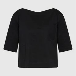 Sisley Γυναίκες T-shirts T-Shirt 3AIRL12OR Μαύρο Regular Fit -Sisley Εκπτώσεις unnamed file 1515