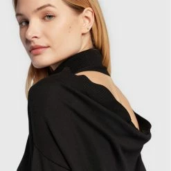 Sisley Γυναίκες Ζιβάγκο 14ETM200D Μαύρο Relaxed Fit -Sisley Εκπτώσεις unnamed file 152