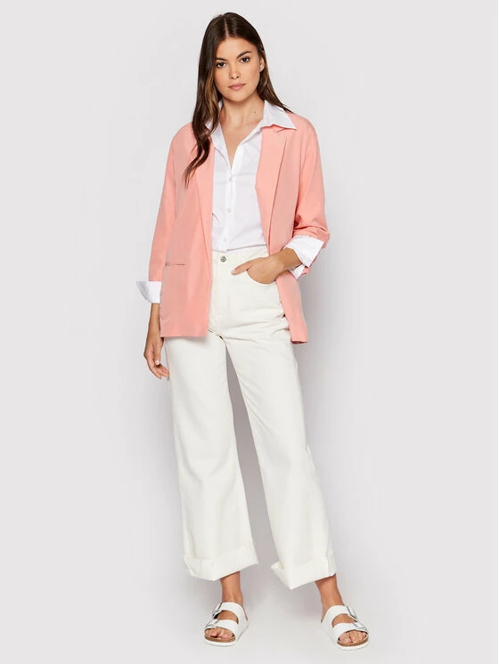 Sisley Γυναίκες Σακάκια & Μπλέιζερ Μπλέιζερ 28J6LW007 Ροζ Regular Fit 4 Sisley Γυναίκες Σακάκια & Μπλέιζερ Μπλέιζερ 28J6LW007 Ροζ Regular Fit - Image 2