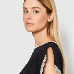 Sisley Γυναίκες Μπλουζάκια Μπλουζάκι 3AIRL101N Μαύρο Regular Fit -Sisley Εκπτώσεις unnamed file 1534