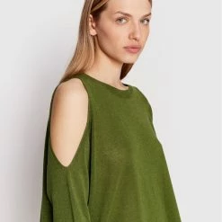 Sisley Γυναίκες Πουλόβερ 108NM100T Πράσινο Oversize -Sisley Εκπτώσεις unnamed file 1544