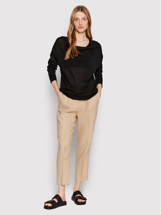 Sisley Γυναίκες Πουλόβερ 108NM100Y Μαύρο Regular Fit 4 Sisley Γυναίκες Πουλόβερ 108NM100Y Μαύρο Regular Fit - Image 2