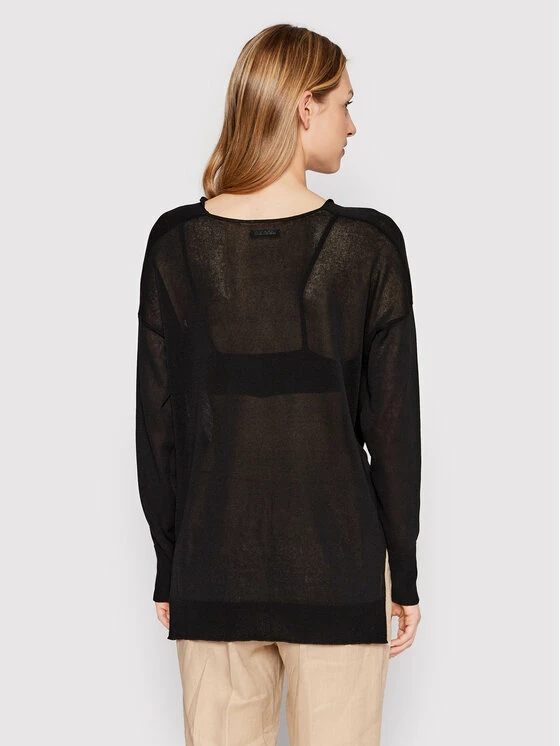 Sisley Γυναίκες Πουλόβερ 108NM100Y Μαύρο Regular Fit 5 Sisley Γυναίκες Πουλόβερ 108NM100Y Μαύρο Regular Fit - Image 3