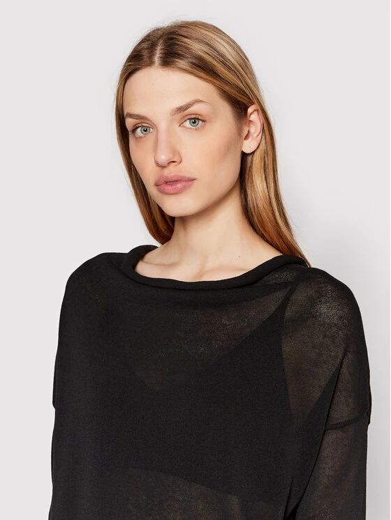 Sisley Γυναίκες Πουλόβερ 108NM100Y Μαύρο Regular Fit 6 Sisley Γυναίκες Πουλόβερ 108NM100Y Μαύρο Regular Fit - Image 4