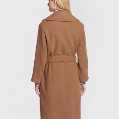 Sisley Γυναίκες Μεταβατικά Παλτά Παλτό μεταβατικό 2RKJLN01P Καφέ Regular Fit -Sisley Εκπτώσεις unnamed file 166