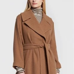 Sisley Γυναίκες Μεταβατικά Παλτά Παλτό μεταβατικό 2RKJLN01P Καφέ Regular Fit -Sisley Εκπτώσεις unnamed file 167
