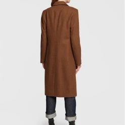 Sisley Γυναίκες Χειμωνιάτικα Παλτά Παλτό χειμωνιάτικο 2BOYLN019 Καφέ Regular Fit -Sisley Εκπτώσεις unnamed file 17