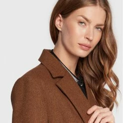 Sisley Γυναίκες Χειμωνιάτικα Παλτά Παλτό χειμωνιάτικο 2BOYLN019 Καφέ Regular Fit -Sisley Εκπτώσεις unnamed file 18