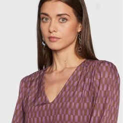 Sisley Γυναίκες Καθημερινά Φορέματα Φόρεμα καθημερινό 4C2GLV02M Έγχρωμο Relaxed Fit -Sisley Εκπτώσεις unnamed file 183