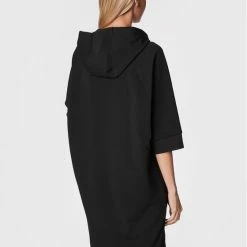 Sisley Γυναίκες Πλεκτά Φορέματα Φόρεμα υφασμάτινο 4IPRLV01T Μαύρο Regular Fit -Sisley Εκπτώσεις unnamed file 198