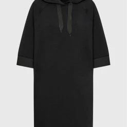 Sisley Γυναίκες Πλεκτά Φορέματα Φόρεμα υφασμάτινο 4IPRLV01T Μαύρο Regular Fit -Sisley Εκπτώσεις unnamed file 200