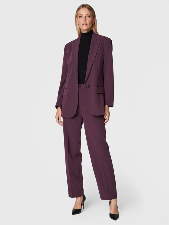 Sisley Γυναίκες Σακάκια & Μπλέιζερ Μπλέιζερ 2KVXLW00C Μωβ Regular Fit 4 Sisley Γυναίκες Σακάκια & Μπλέιζερ Μπλέιζερ 2KVXLW00C Μωβ Regular Fit - Image 2