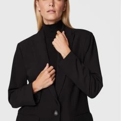 Sisley Γυναίκες Σακάκια & Μπλέιζερ Μπλέιζερ 2KVXLW00C Μαύρο Regular Fit -Sisley Εκπτώσεις unnamed file 214