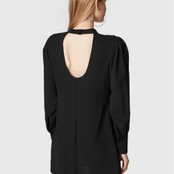 Sisley Γυναίκες Κοκτέιλ Φορέματα Φόρεμα κοκτέιλ 4UNCLV01M Μαύρο Regular Fit -Sisley Εκπτώσεις unnamed file 224