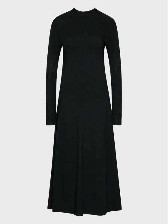 Sisley Γυναίκες Πλεκτά Φορέματα Φόρεμα υφασμάτινο 14ETMV005 Μαύρο Regular Fit 7 Sisley Γυναίκες Πλεκτά Φορέματα Φόρεμα υφασμάτινο 14ETMV005 Μαύρο Regular Fit - Image 5