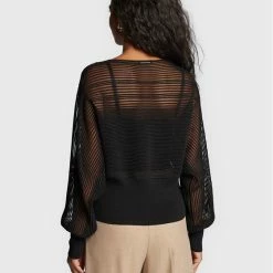 Sisley Γυναίκες Πουλόβερ 11APM1018 Μαύρο Relaxed Fit 9 Sisley Γυναίκες Πουλόβερ 11APM1018 Μαύρο Relaxed Fit -Sisley Εκπτώσεις unnamed file 245