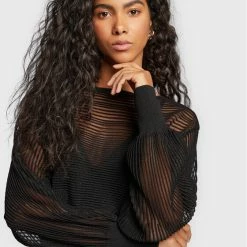 Sisley Γυναίκες Πουλόβερ 11APM1018 Μαύρο Relaxed Fit 10 Sisley Γυναίκες Πουλόβερ 11APM1018 Μαύρο Relaxed Fit -Sisley Εκπτώσεις unnamed file 246