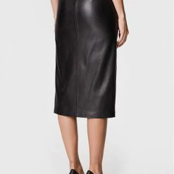 Sisley Γυναίκες Midi Φούστα από απομίμηση δέρματος 4YMKL000M Μαύρο Regular Fit 9 Sisley Γυναίκες Midi Φούστα από απομίμηση δέρματος 4YMKL000M Μαύρο Regular Fit -Sisley Εκπτώσεις unnamed file 250