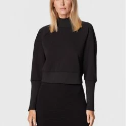 Sisley Γυναίκες Μπλούζες Μπλούζα 3IPRL200B Μαύρο Regular Fit