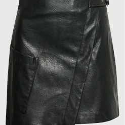 Sisley Γυναίκες Mini Φούστα από απομίμηση δέρματος 41DYL000N Μαύρο Regular Fit 11 Sisley Γυναίκες Mini Φούστα από απομίμηση δέρματος 41DYL000N Μαύρο Regular Fit -Sisley Εκπτώσεις unnamed file 268