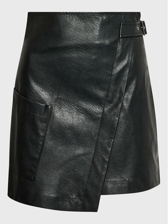 Sisley Γυναίκες Mini Φούστα από απομίμηση δέρματος 41DYL000N Μαύρο Regular Fit 7 Sisley Γυναίκες Mini Φούστα από απομίμηση δέρματος 41DYL000N Μαύρο Regular Fit - Image 5