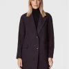 Sisley Γυναίκες Μεταβατικά Παλτά Παλτό μεταβατικό 2Q7DLN00R Μωβ Regular Fit