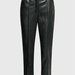 Sisley Γυναίκες Δερμάτινα Παντελόνια Παντελόνι από απομίμηση δέρματος 4MTMLF01Q Μαύρο Regular Fit -Sisley Εκπτώσεις unnamed file 294