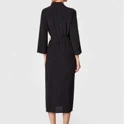 Sisley Γυναίκες Φορέματα σε Στυλ Πουκάμισο & Σεμιζιέ Φόρεμα πουκάμισο 4B5FLV01Y Μαύρο Regular Fit -Sisley Εκπτώσεις unnamed file 303