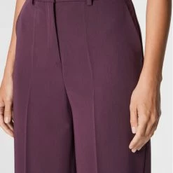 Sisley Γυναίκες Υφασμάτινα Παντελόνια Παντελόνι υφασμάτινο 4KVXLF01E Μωβ Relaxed Fit -Sisley Εκπτώσεις unnamed file 309