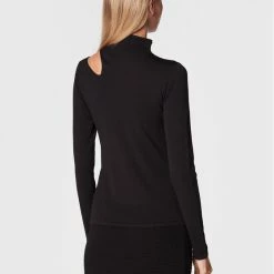 Sisley Γυναίκες Πουλόβερ 11APM101E Μαύρο Slim Fit -Sisley Εκπτώσεις unnamed file 329