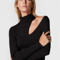 Sisley Γυναίκες Πουλόβερ 11APM101E Μαύρο Slim Fit -Sisley Εκπτώσεις unnamed file 330