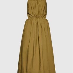 Sisley Γυναίκες Καλοκαιρινά Φορέματα Φόρεμα καλοκαιρινό 4JOZLV00U Καφέ Regular Fit -Sisley Εκπτώσεις unnamed file 342