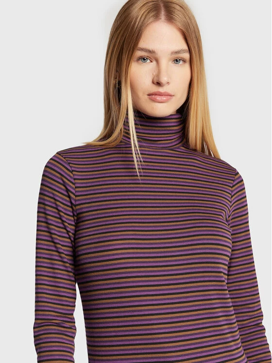 Sisley Γυναίκες Μπλουζάκια Ζιβάγκο 3FKUL200J Μωβ Regular Fit 6 Sisley Γυναίκες Μπλουζάκια Ζιβάγκο 3FKUL200J Μωβ Regular Fit - Image 4