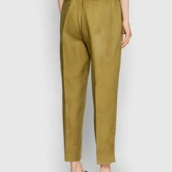 Sisley Γυναίκες Υφασμάτινα Παντελόνια Παντελόνι υφασμάτινο 4AGHLF00S Πράσινο Regular Fit -Sisley Εκπτώσεις unnamed file 350