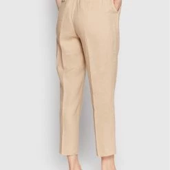 Sisley Γυναίκες Υφασμάτινα Παντελόνια Παντελόνι υφασμάτινο 4AGHLF00S Μπεζ Regular Fit -Sisley Εκπτώσεις unnamed file 355
