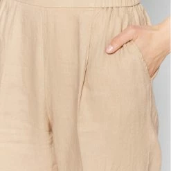 Sisley Γυναίκες Υφασμάτινα Παντελόνια Παντελόνι υφασμάτινο 4AGHLF00S Μπεζ Regular Fit -Sisley Εκπτώσεις unnamed file 356