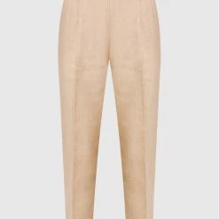 Sisley Γυναίκες Υφασμάτινα Παντελόνια Παντελόνι υφασμάτινο 4AGHLF00S Μπεζ Regular Fit -Sisley Εκπτώσεις unnamed file 357