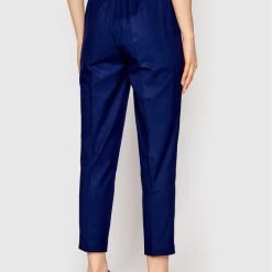 Sisley Γυναίκες Υφασμάτινα Παντελόνια Παντελόνι υφασμάτινο 40YR55CZ7 Σκούρο μπλε Regular Fit -Sisley Εκπτώσεις unnamed file 360